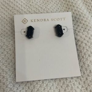 All black Kendra Scott studs